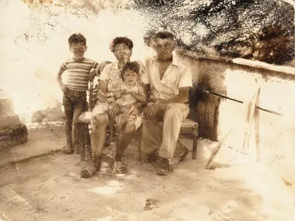Foto antiga antes da restauração